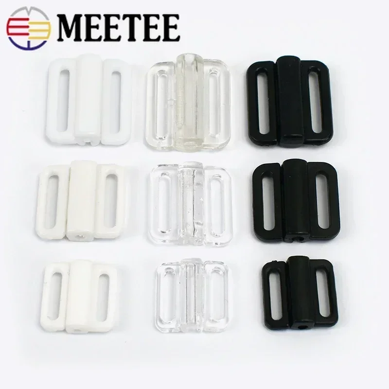 Nursing Bra Clip - Meetee-Boucles de Soutien-Gorge en Plastique, 8-25mm,
