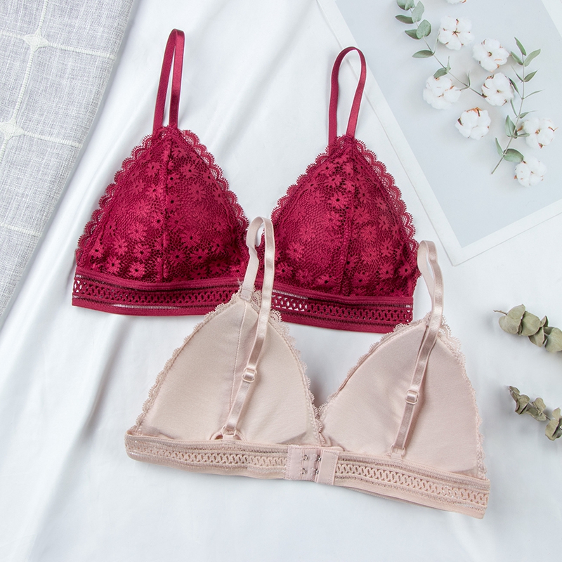Lace Bralette Set - Soutien-gorge Sexy en dentelle florale pour